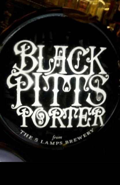 Black Pitts Porter 4.5%, 5 Lamps Brewery, Ireland