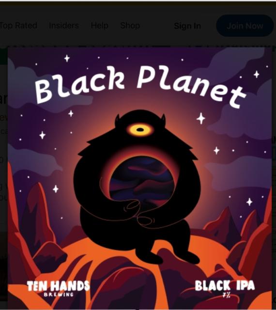 Black Planet, Ten Hands Brewing
