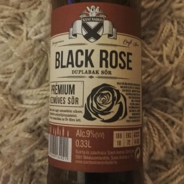 Black Rose 9.0%, Szent András Sörfőzde, Hungary
