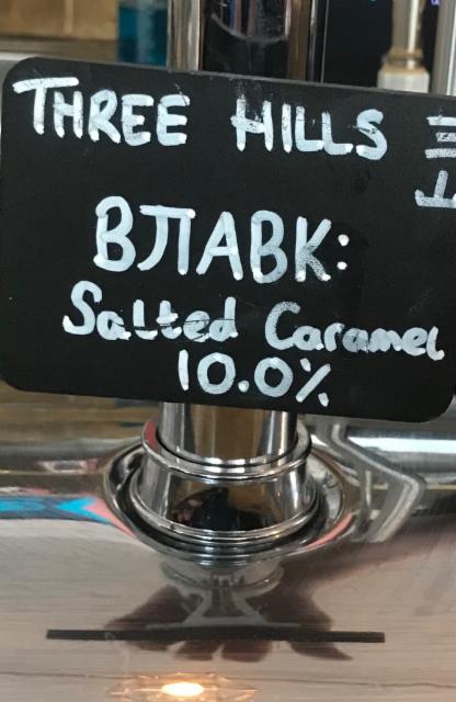 Black salted caramel 10.0%, Three Hills Brewing, England