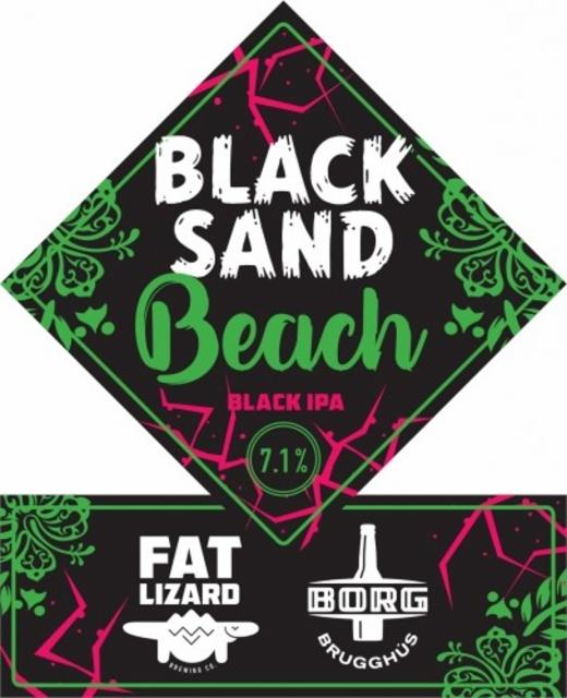 Black Sand Beach Black IPA 7.1%, Fat Lizard Brewing Co., Finland