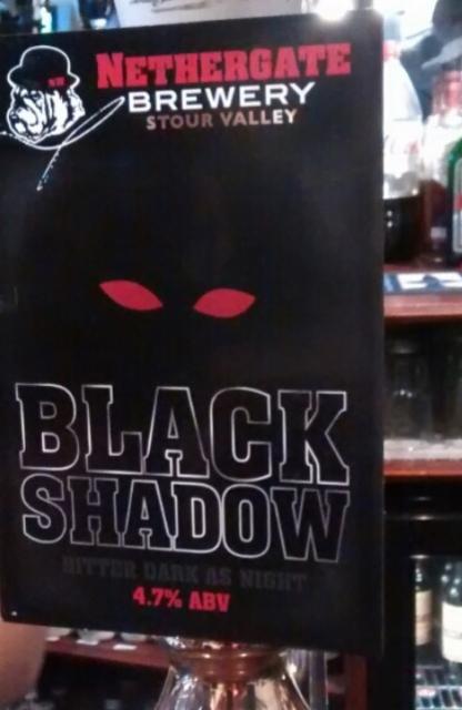Black Shadow 4.7%, Nethergate Brewery, England