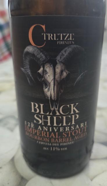 Black sheep 12è ann. Bourbon barrel aged, Ctretze Pirineus