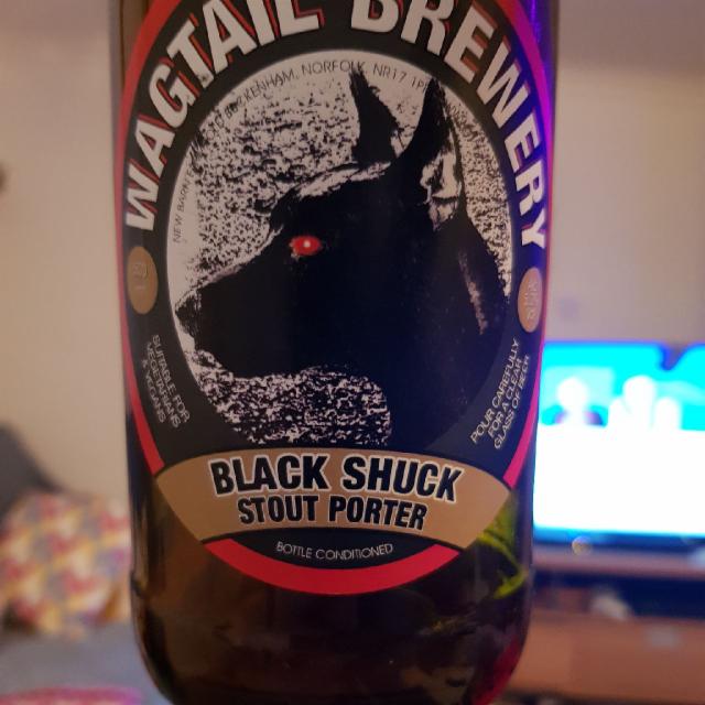 Black shuck 5.2%, Wagtail Brewery, England