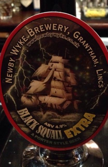 Black Squall Extra 4.9%, Newby Wyke Brewery, England