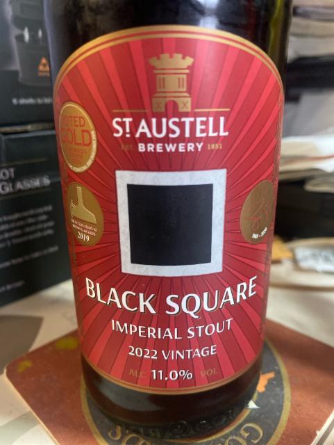 Black Square 2022 Vintage 11.0%, St Austell Brewery, England