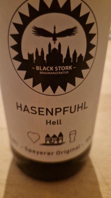 Black Stork Braumanufaktur Hasenpfuhl 5.0%, Black Stork Braumanufaktur, Germany