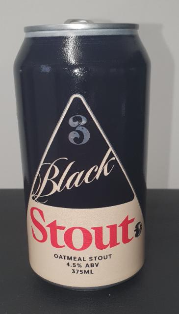 Black Stout 4.5%, 3 Ravens, Australia