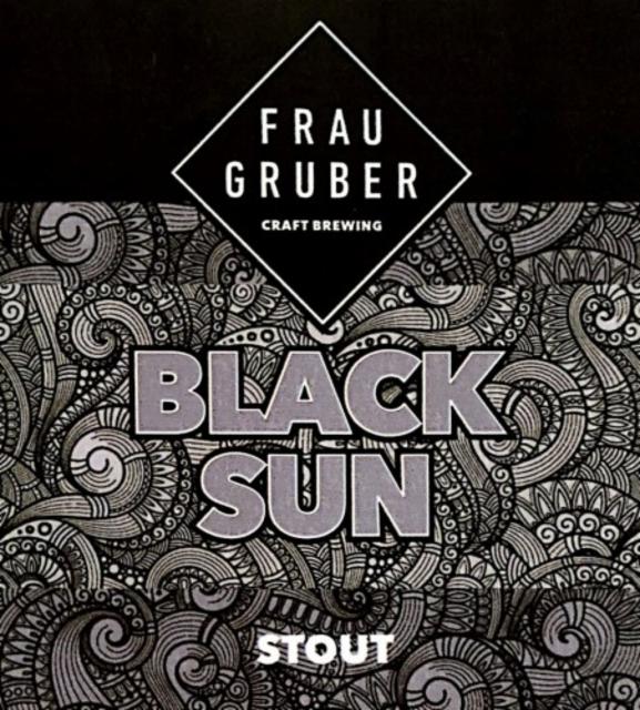 Black Sun 6.4%, FrauGruber Brewing, Germany