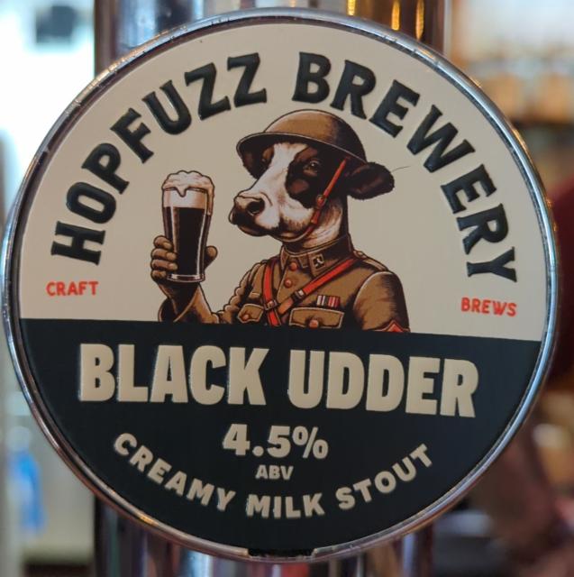 black udder, Hop Fuzz Brewery