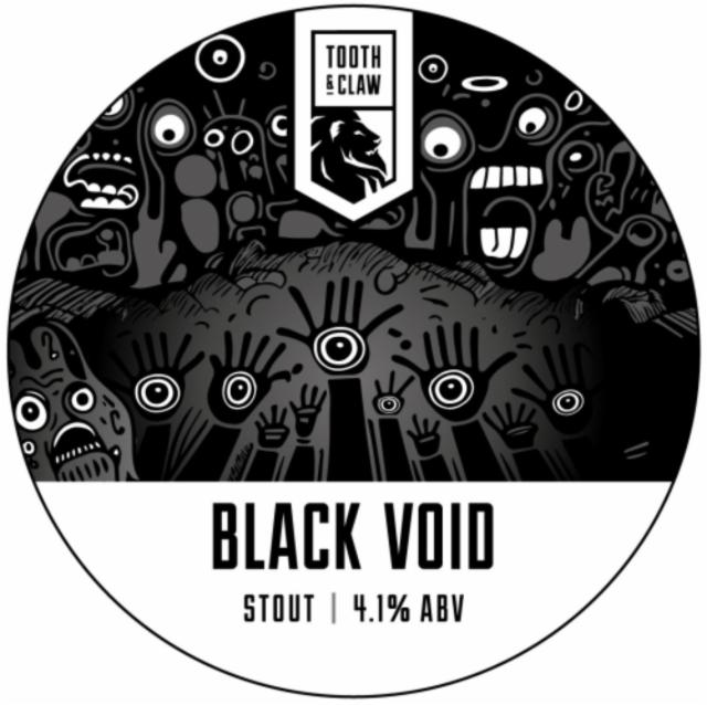 black void 4.1%, Tooth & Claw Brewing, England