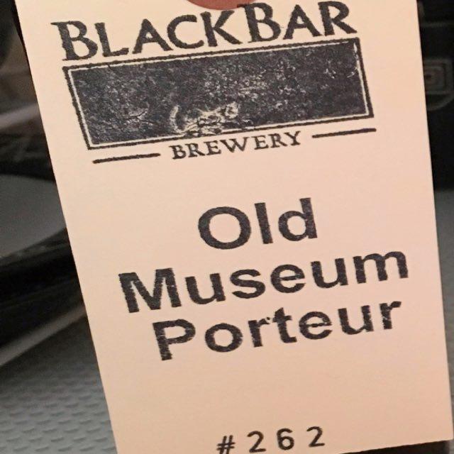 Blackbar Old Museum Porteur, Black Bar Brewery, England