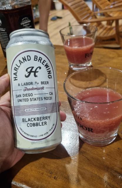 blackberry cobbler ale 5.0%, Harland Brewing Company, United States