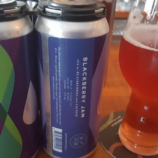 Blackberry Jam 6.5%, Four Winds - Delta BC Canada, Canada