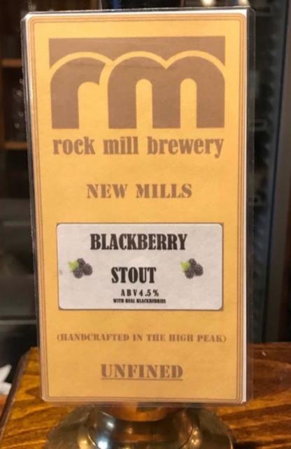 Blackberry Stout 4.5%, Rock Mill Brewery, England