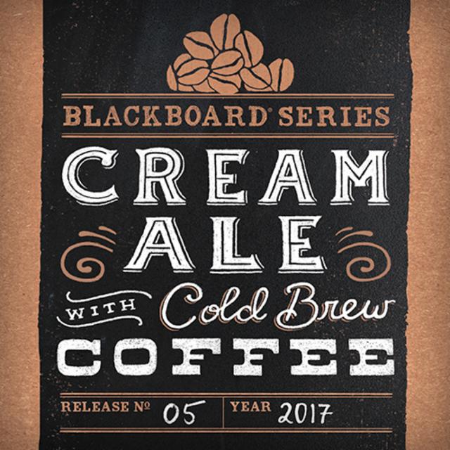 Blackboard Series #5 Cream Ale with Cold Brew Coffee 6.5%, Victory Brewing Company, United States