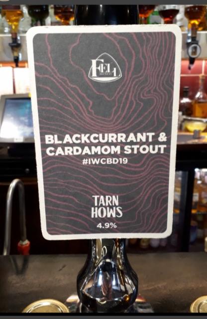 Blackcurrant & Cardamom Stout 4.9%, Fell Brewery, England