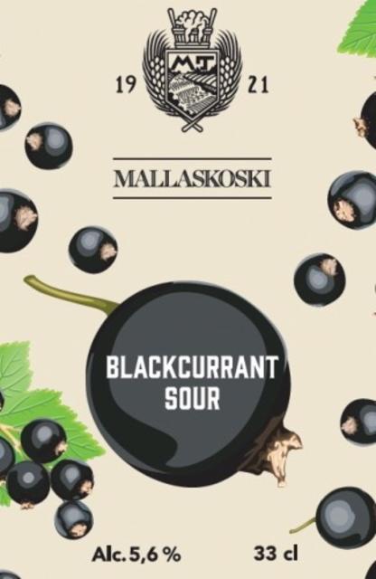 Blackcurrant Sour Ale 5.6%, Mallaskosken Panimo, Finland