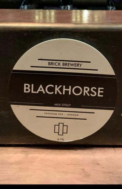 Blackhorse 4.7%, Brick Brewery, England