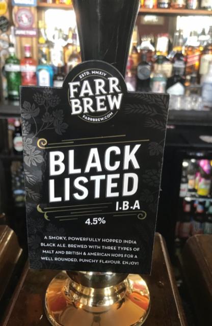 Blacklisted 4.5%, Farr Brew, England