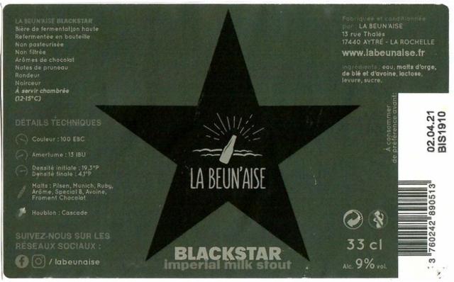 Blackstar 9.0%, La Beun'aise, France