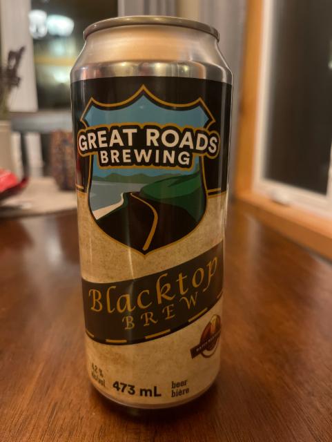Blacktop Brew 4.2%, Great Roads Brewery, Canada
