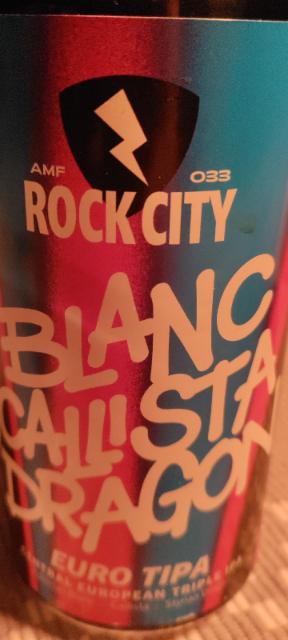 Blanc Callista Dragon 9.5%, Rock City Brewing, Netherlands