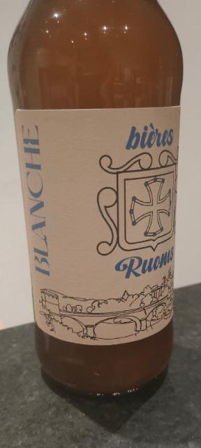 Blanche 4.9%, Brasserie Ruoms, France