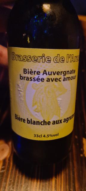 blanche aux agrumes, Brasserie De l'Arzon