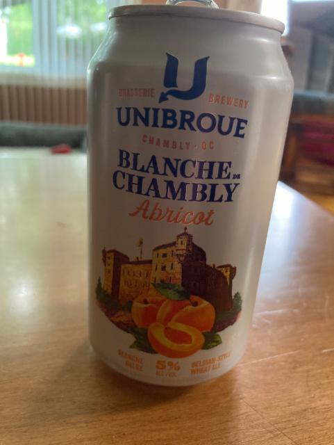 Blanche de chambly - abricot 5.0%, Unibroue, Canada
