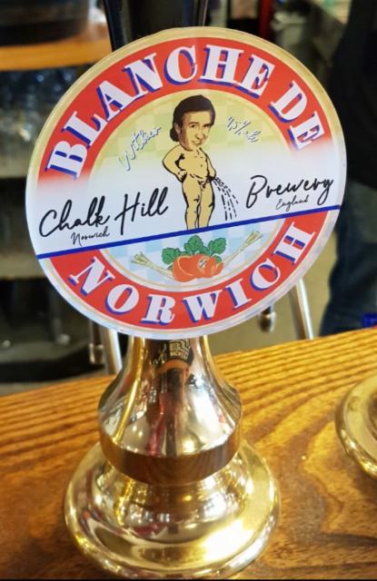 Blanche De Norwich 4.5%, Chalk Hill Brewery, England