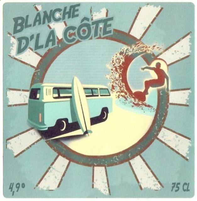 Blanche D'La Côte 4.9%, Smeele - Fabrique De Bière, France