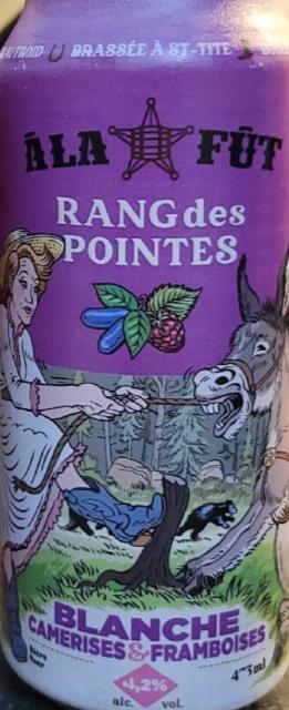 Blanche Du Rang Des Pointes 4.2%, Microbrasserie À La Fût, Canada