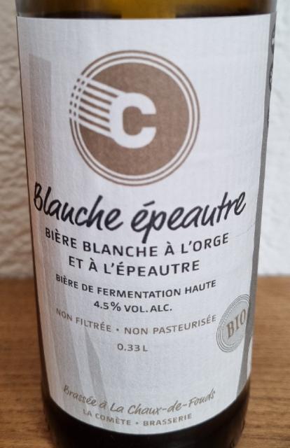 Blanche épeautre 4.9%, La Comète, Switzerland
