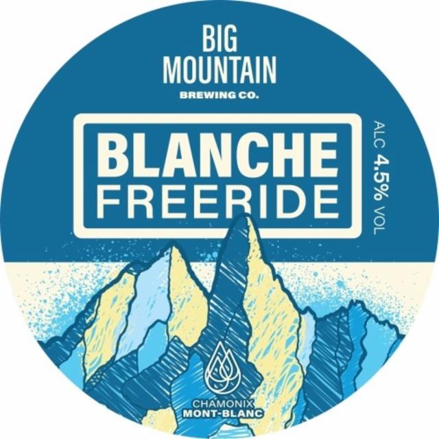 Blanche Freeride 4.5%, Big Mountain Brewing Co., France
