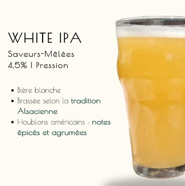 Blanche ipa 4.5%, Saveurs-Mêlées, France