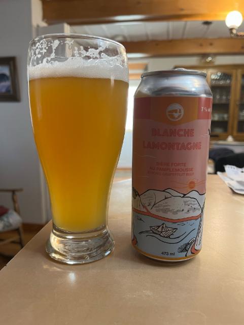 Blanche Lamontagne 7.0%, Microbrasserie Pit Caribou, Canada