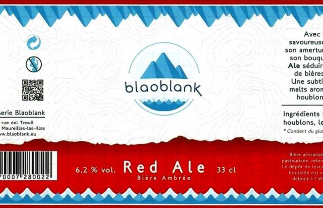 Blaoblank Red Ale 6.2%, Microbrasserie Blaoblank, France
