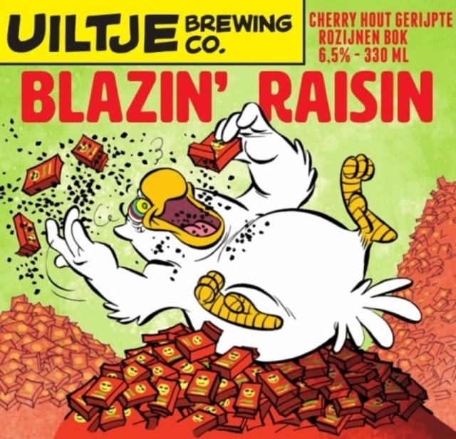 Blazin' Raisin 6.5%, Uiltje Brewing Co, Netherlands