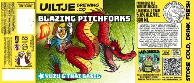 Blazing Pitchforks 5.6%, Uiltje Brewing Co, Netherlands
