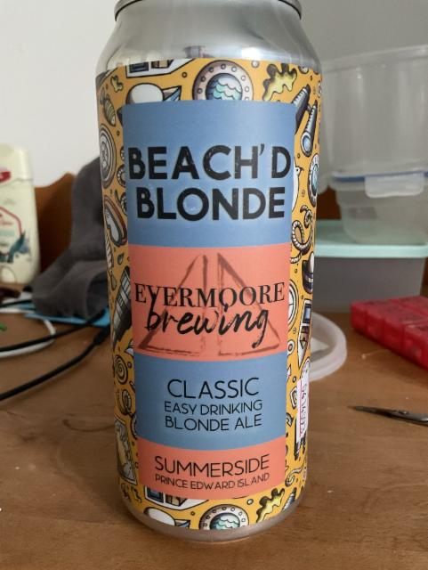 Bleach'd Blonde Classic Easy Drinking Blonde Ale, Evermore Brewing