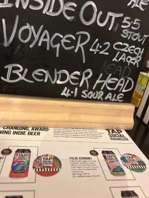 Blenderhead 4.1%, Tap Social Movement, England