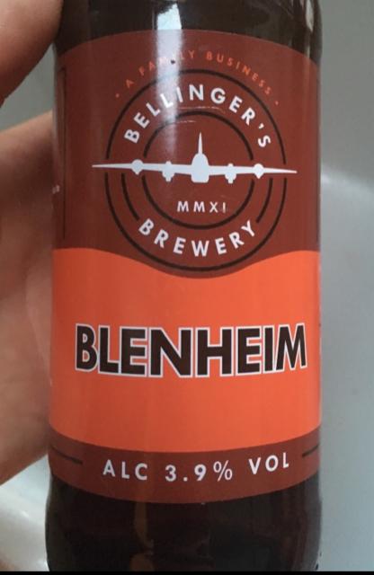 Blenheim 3.9%, Bellinger's Brewery, England