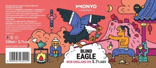 Blind Eagle 5.7%, MONYO Brewing Co, Hungary