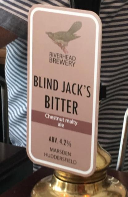 Blind Jack's Bitter 4.2%, Riverhead Brewery, England