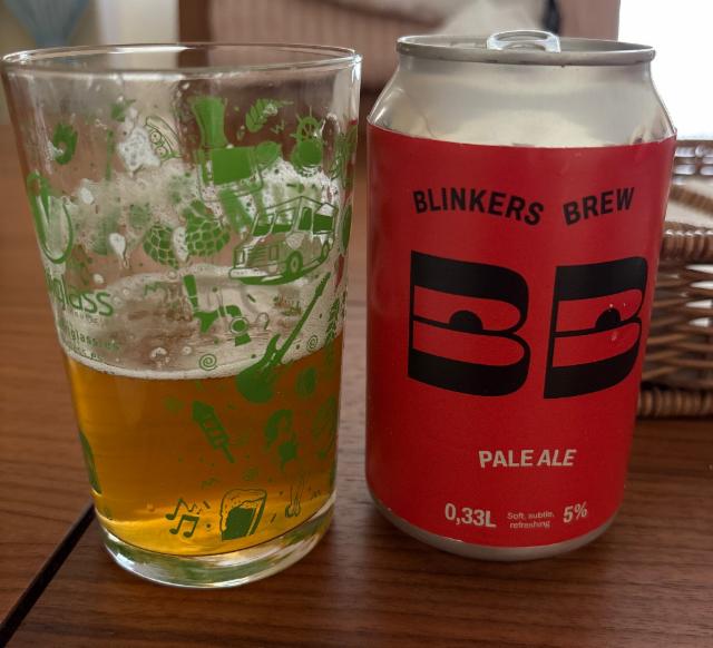 Blinkers brew Pale Ale 5.0%, blinkers Brew, Spain