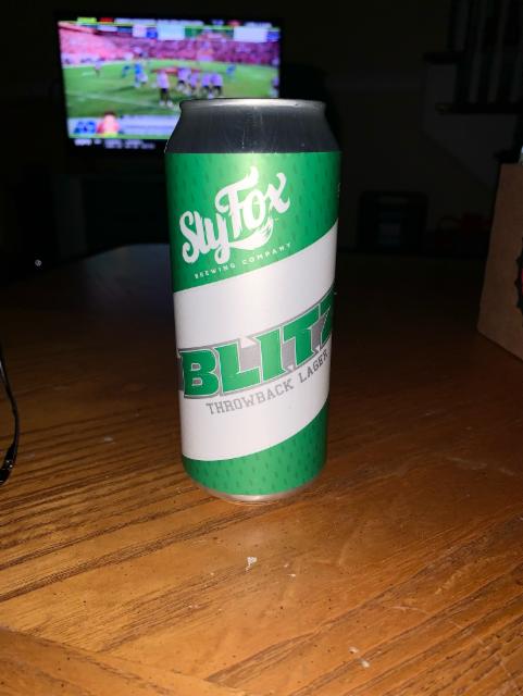 Blitz - Throwback Lager 5.7%, Sly Fox Brewing Company, United States
