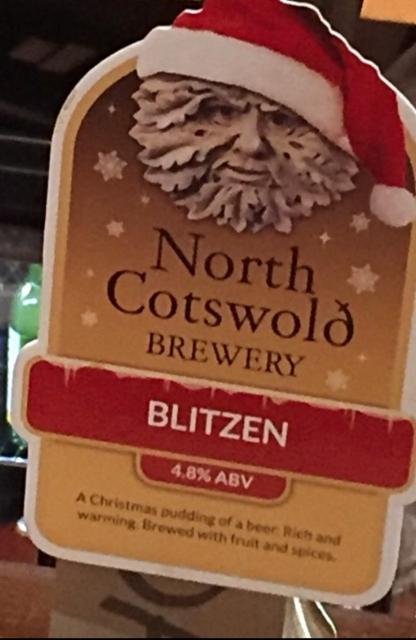 Blitzen 4.8%, North Cotswold Brewery Limited, England