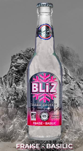 Bliz Fraise - Basilic 4.0%, Bliz - The French Alps Seltzer, France