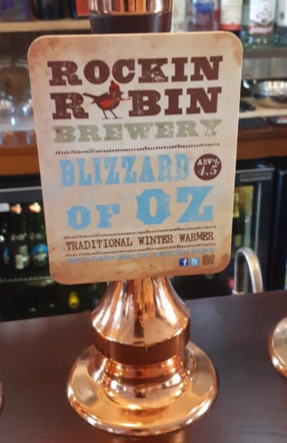 Blizzard Of Oz 4.5%, Rockin Robin Brewery, England